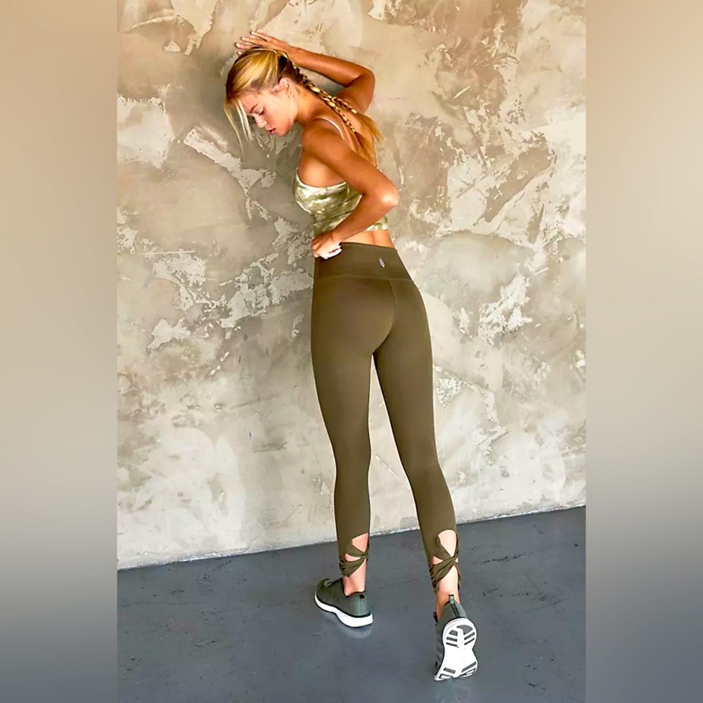 FREE PEOPLE High-Rise 7/8 Length Gemini Leggings